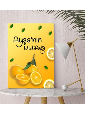 BK Kişiye Özel Mutfak Konseptli Kanvas Tablo 30X50CM-7