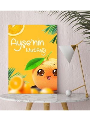 BK Kişiye Özel Mutfak Konseptli Kanvas Tablo 30X50CM-1