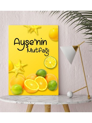 BK Kişiye Özel Mutfak Konseptli Kanvas Tablo 30X50CM-8