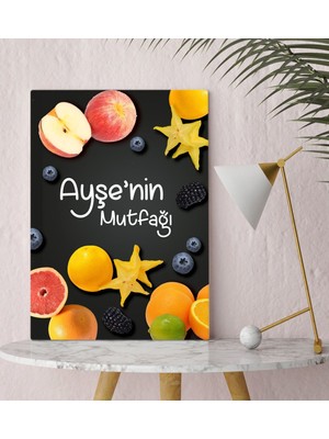 BK Kişiye Özel Mutfak Konseptli Kanvas Tablo 30X50CM-4