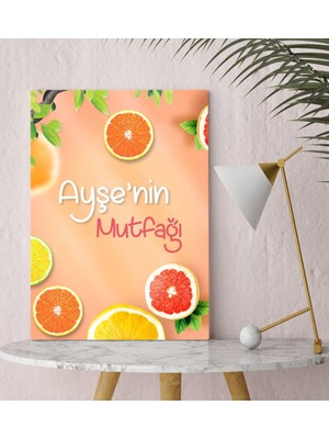 BK Kişiye Özel Mutfak Konseptli Kanvas Tablo 30X50CM-2