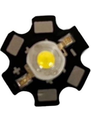 Dora Led 1W Beyaz 3000K Pcb Li Power LED 20MM  350MA 3,2 Volt(3 Adet)