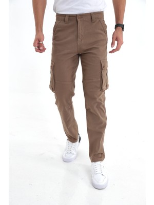 Frankness Jeans Pacos Kargo Pantolon Rahat Kesim Erkek Kargo Pantolon
