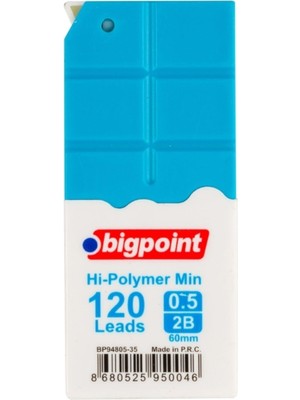 Bigpoint Kalem Ucu 0.5 mm 2b 120'LI Tüp Mavi