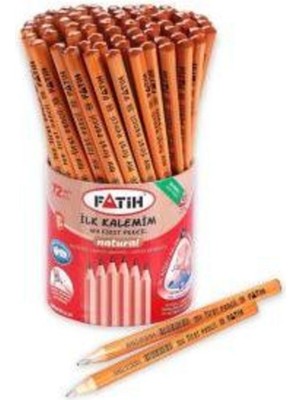 Fatih Ilk Kalemim Jumbo Üçgen Başlangıç Kalemi Natural Doğal Renkli Kalem Seti