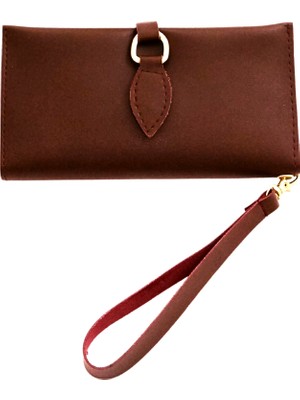 Ozka Leather Collection Bordo Damla Model Trend Kadın Cüzdanı
