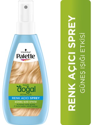 Palette Kalıcı Doğal Renkler Renk Açıcı Sprey 150 ml Nötr Amonyaklı Formül ile Etkili Aydınlatma