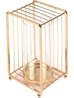 Laromita Decoration Gold Kafes Mumluk / M