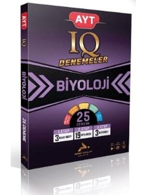 Paraf Yayınları AYT IQ Biyoloji 25 Branş Denemesi