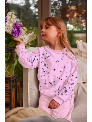 Zeyland Kız Çocuk Yıldız Desenli Pijama Takımı