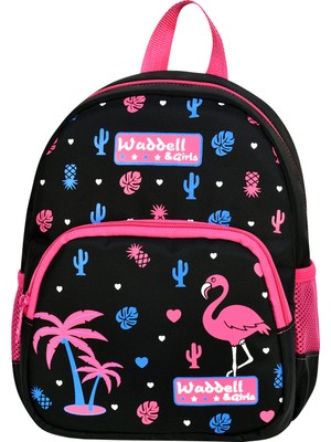 Waddell Lisanslı Flamingo Desenli Anaokul Sırt Çantası
