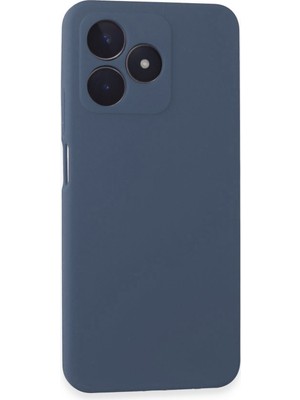 Caseart Realme C53 Kapak Içi Kadife Kamera Korumalı Lansman Silikon Kılıf - Petrol Mavisi