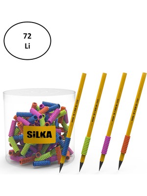 Toptan Bulurum Silka ART.35S Simli Spiral Kalem Tutma Aparatı 72'li