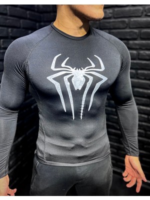 Yhm Uzun Kollu Compression Body Fit Spor Tam Beden Erkek Tişört