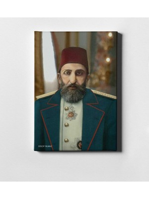 BK Kişiye Özel Sultan Iı Abdülhamit Han Kanvas Tablo (50 x 70 Cm.) 7