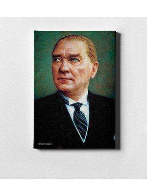BK Kişiye Özel Atatürk Kanvas Tablo (50 x 70 Cm.) 13