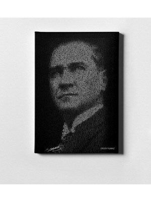 BK Kişiye Özel Atatürk Kanvas Tablo (50 x 70 Cm.) 11