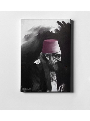 BK Kişiye Özel Sultan Iı Abdülhamit Han Kanvas Tablo (50 x 70 Cm.) 5