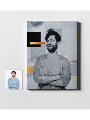BK Kişiye Özel Teknik Poster Tasarımlı Kanvas Tablo (50 x 70 Cm.)
