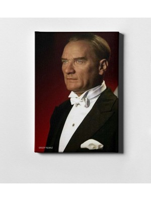 BK Kişiye Özel Atatürk Kanvas Tablo (50 x 70 Cm.) 12