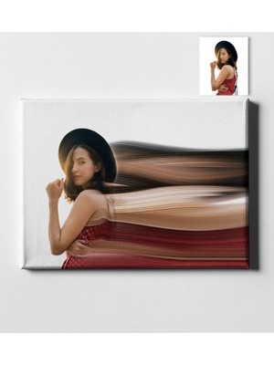 BK Kişiye Özel Rüzgar Tasarımlı Kanvas Tablo (50 x 70 Cm.)