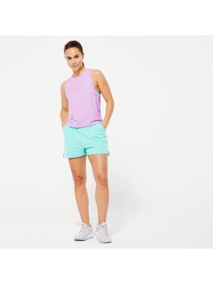 Decathlon Kadın Lila Crop Top Atlet