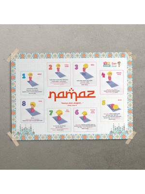 Sınıf Sepeti Namaz Nasıl Kılınır Posteri - PO622