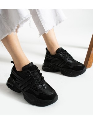 Alemdar Shoes Ranger Siyah Kadın Sneakers