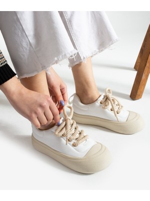 Alemdar Shoes Zeny Beyaz Kadın Sneakers