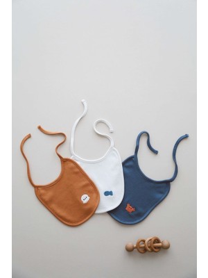 Ohlala Koala 3lü Biyeli Bebek Önlüğü 0-3 Ay Model 4