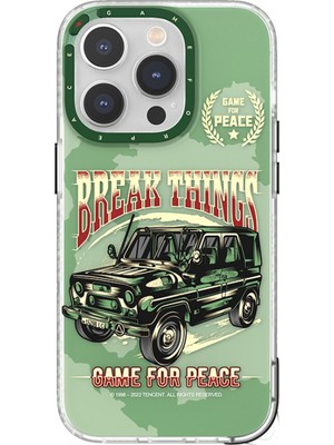 Rock Space iPhone 14 Pro Max Peace Elite Serisi Kılıf Yeşil