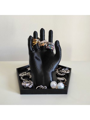 magicland Dekoratif Takı Standı, Düzenleyici, Yüzük Tutacağı, Yüzük/küpe/takı Standı - Sert Plastik