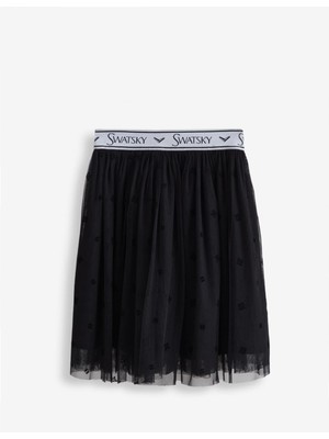 Swatsky Kız Çocuk Siyah Etek 23PFWSW2521
