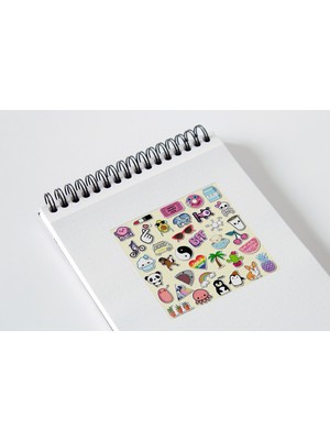 Liyacraft Karışık Sticker Seti Planner Ajanda Bullet Journal Için Uygun Set