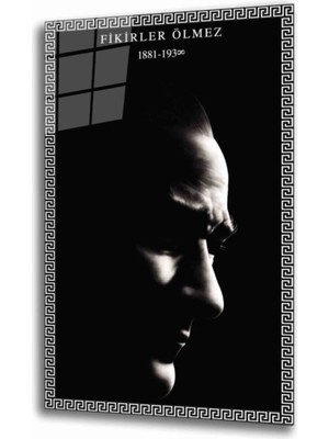 Emos avm Atatürk Cam Tablo 4 mm Dayanıklı Temperli Cam