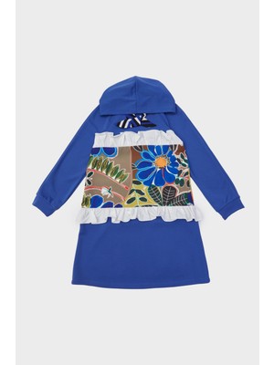 Lia Lea Kız Çocuk Mavi Elbise 23FW0L02011