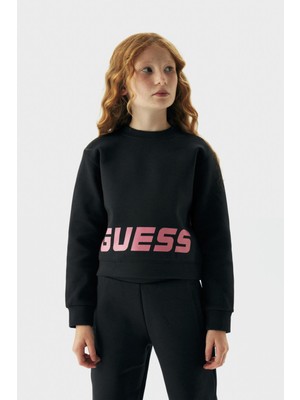 Guess Kız Çocuk Siyah Pantolon 23PFWGJYQ18