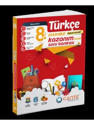 Çanta Yayınları 8. Sınıf Türkçe Etkinlikli Kazanım Sıralı Soru Bankası