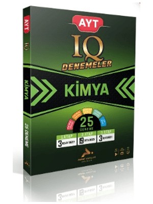 Paraf Yayınları AYT IQ Kimya 25 Branş Denemesi