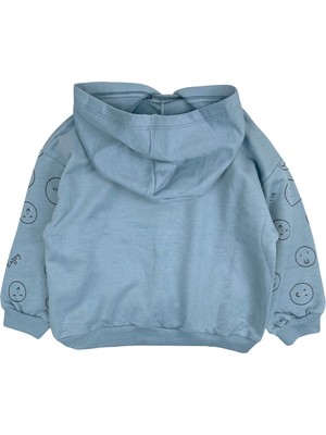 Emoji Kapüşonlu Bebek Sweatshirt