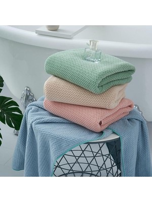 Scentu Yenı 1 Parça Havlu Mikrofiber Çabuk Kuruyan 34X75 cm Çabuk Kuruyan Düz Renk Yumuşak Yüz Havlusu Kuru Kafa Saç Havlusu (Yurt Dışından)