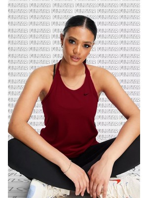 Nike Training Victory Dri Fit Tank Burgundy Askılı Spor Atlet Bordo