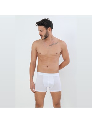 Japa Modal Boxer Beyaz 6'lı Paket