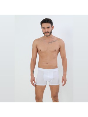 Japa Modal Boxer Beyaz 3'lü Paket