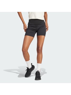 Adidas Lounge Ribbed High Waist Bike Kadın Şort