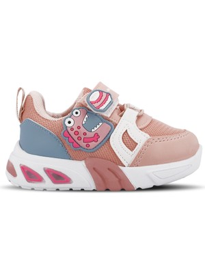 Mille Panama Kız Çocuk Sneaker Ayakkabı Açık Gri / Mor