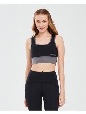 Skechers Performance Coll. W Mid Support Bra Kadın Siyah Sporcu Sütyeni S241110-001