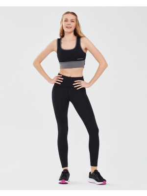 Skechers Performance Coll. W Mid Support Bra Kadın Siyah Sporcu Sütyeni S241110-001