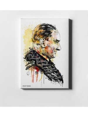 BK Kişiye Özel Atatürk Kanvas Tablo (50 x 70 Cm.) 19