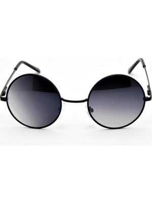 Extoll John Lennon Yuvarlak Güneş Gözlüğü Siyah Jlsyh